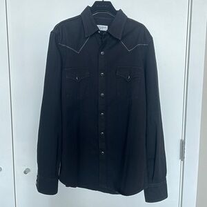 YSL Saint Laurent Cotton denim shirt